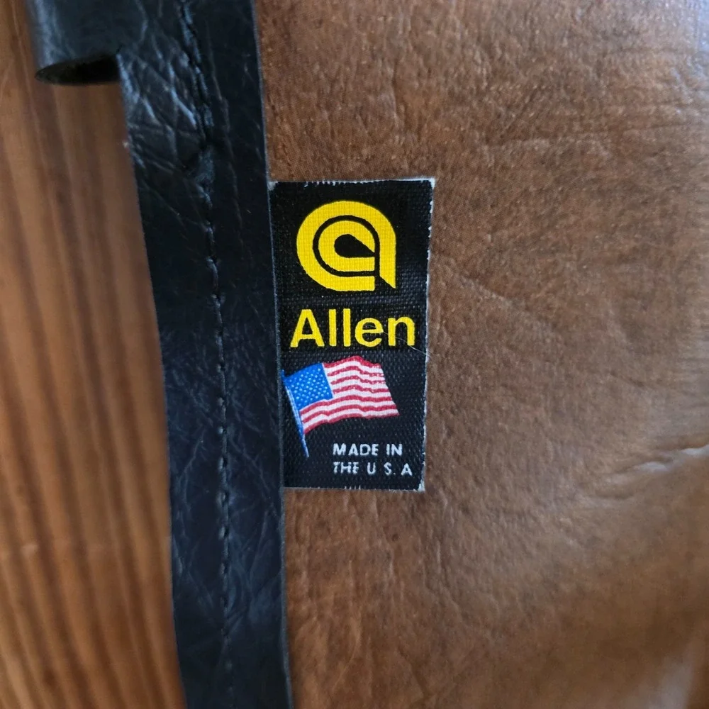 Vintage Allen Golf Bag Cover No. 1200 USA 1980's Vinyl‎ One Size Travel Storage